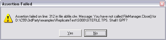 Log Manager In Debug Mode
