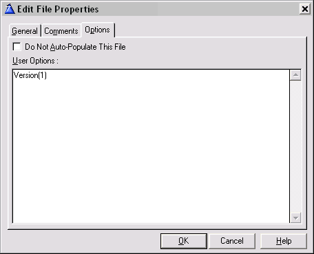 Clarion 5 Edit file properties screenshot