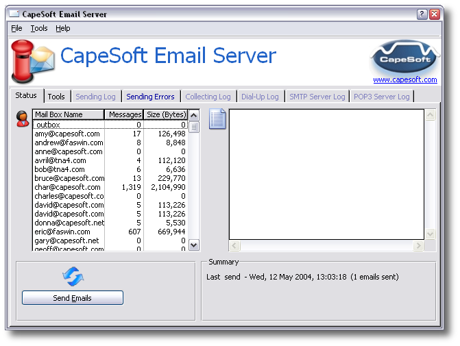 CapeSoft Email Server